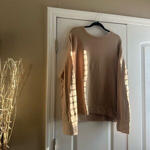 Aerie Tan Long Sleeve Sweatshirt